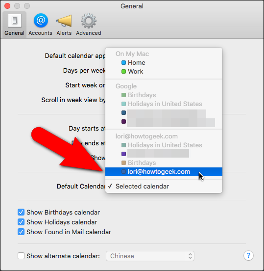 Set default mail app mac